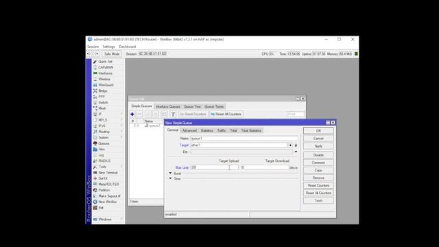 Set up Simple Queues with FQ-Codel and Mikrotik RouterOSv7 смотреть онлайн