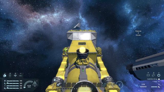 Space Engineers - Big drill spaceship destroying USS ENTERPRISE смотреть онлайн