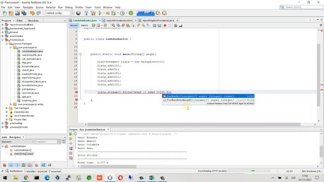 Uso básico de Expresiones Lambdas en Java смотреть онлайн