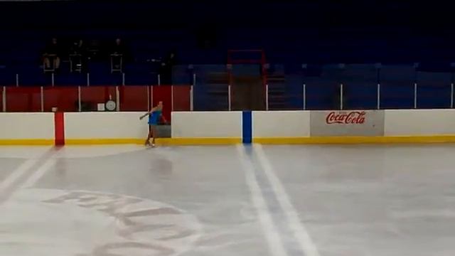 DOUBLE LOOP RE-TRY ON NOVICE FS TEST смотреть онлайн