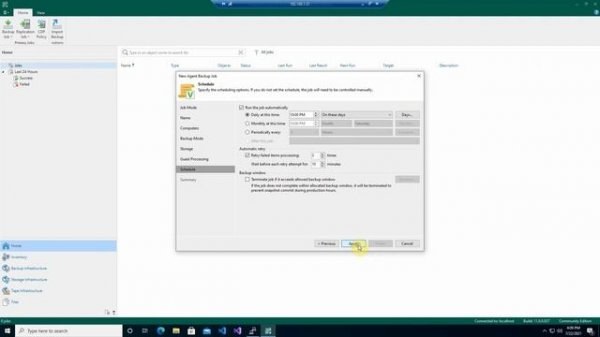 Veeam: Backup & Replication 11 Community Часть 3. Создание заданий резервного копирования