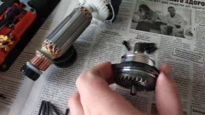 НАДЕЖНАЯ БОЛГАРКА! Разбор УШМ Парма-01-125\1050РК