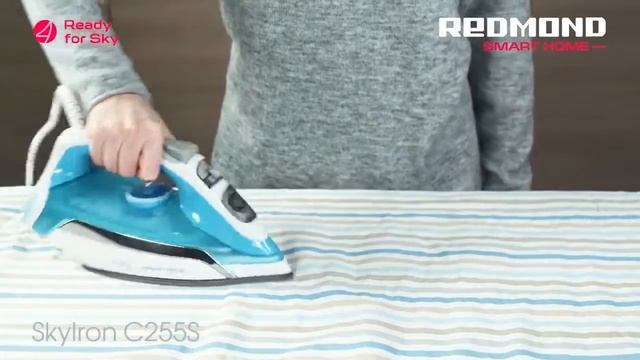 Умный утюг REDMOND SkyIron C255S с дистанционным управлением со смартфона смотреть онлайн