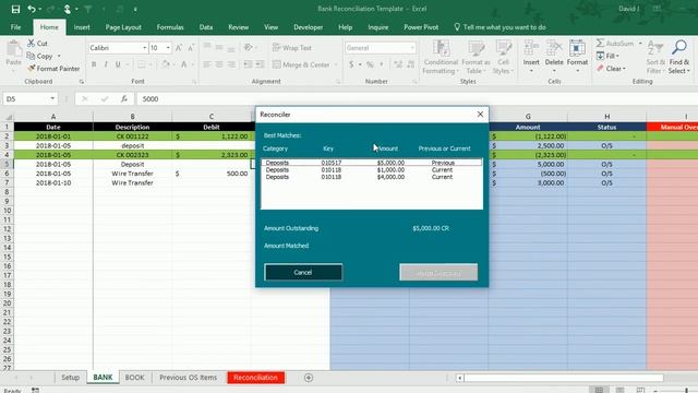 Speed Up Your Bank Reconciliation With This Excel Template смотреть онлайн
