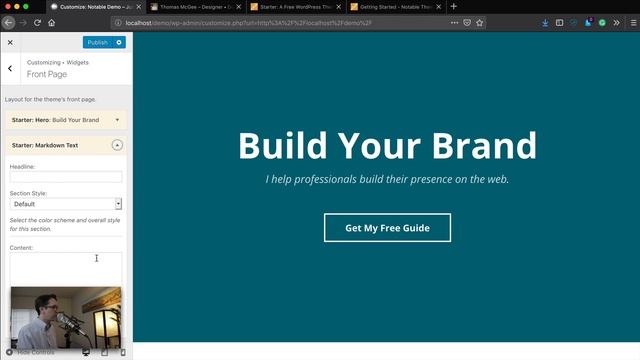 A FREE WordPress Theme for Building a Personal Brand on the Web смотреть онлайн
