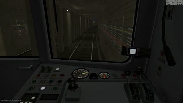 TRS 2004: Berliner U-Bahn v4 - Nachtfahrt auf der U55 nach Turmstraße смотреть онлайн
