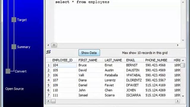 Import data from DBF (dBase, FoxBase, FoxPro) query result to Oracle смотреть онлайн