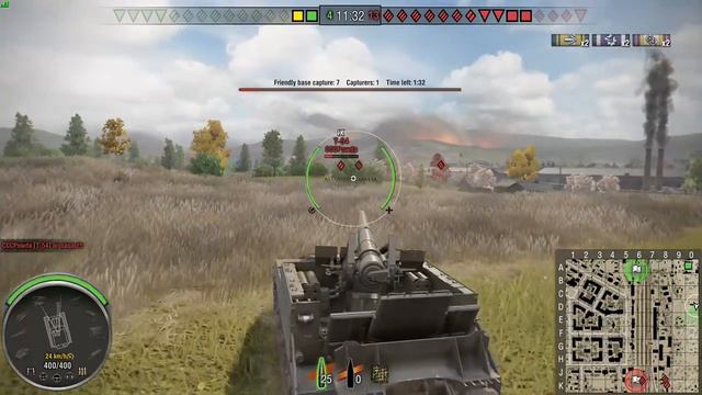 World of Tanks arty auto aim kill смотреть онлайн
