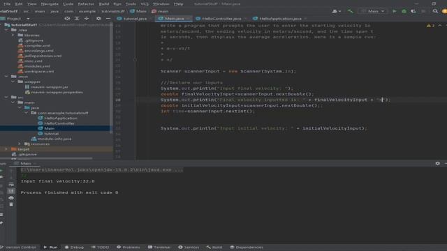Java programming example 1-acceleration смотреть онлайн