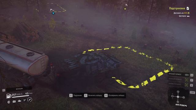 SnowRunner - Прохождение доп. миссии ( Подстраховка ) Taymyr - Challenging game mode смотреть онлайн