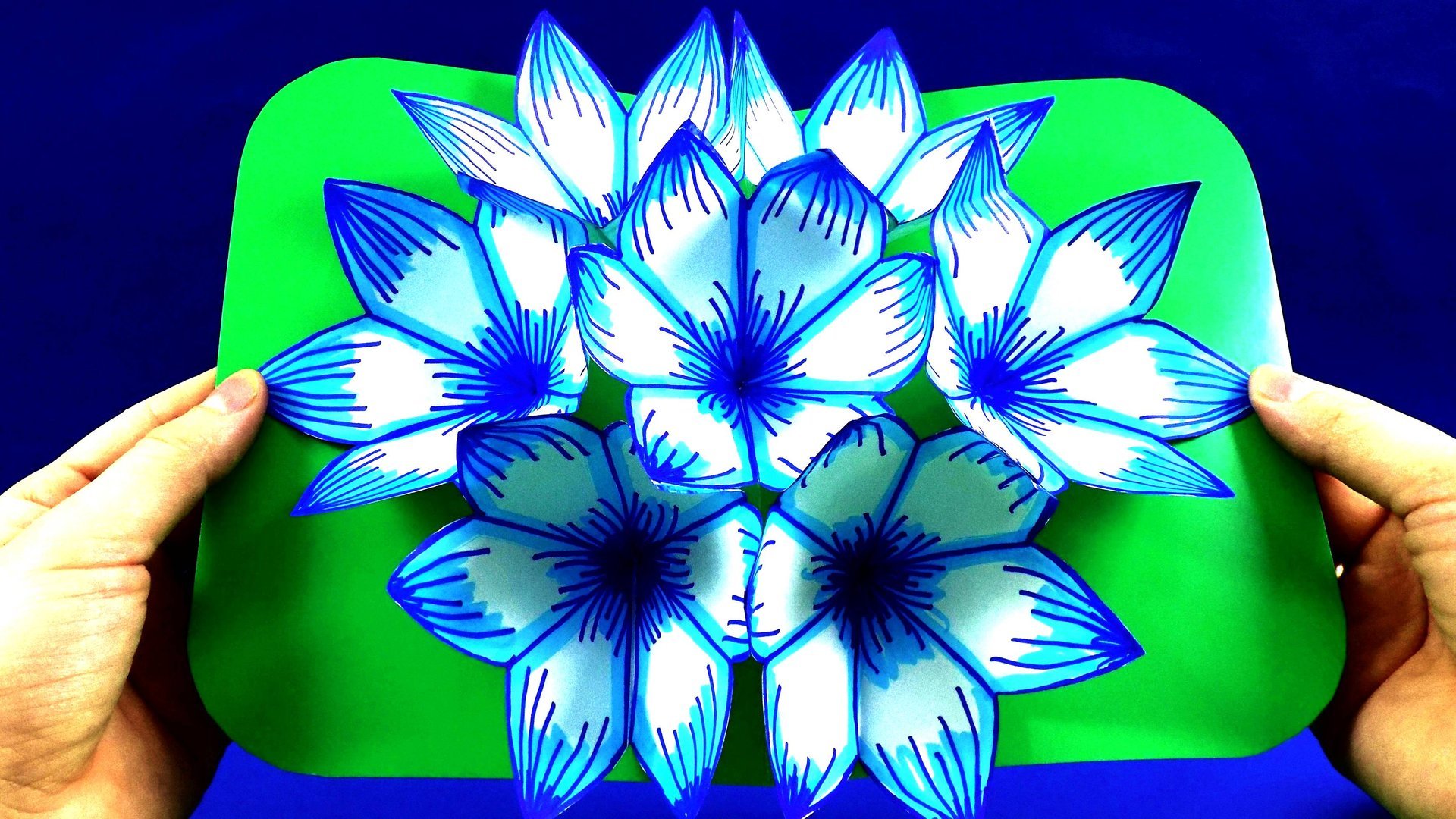 Как сделать объемную открытку с цветами ? Красивая открытка своими руками смотреть онлайн