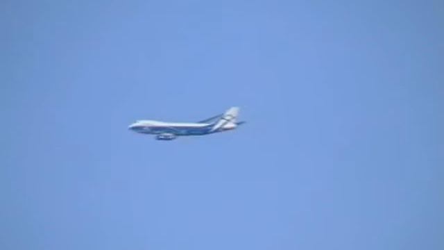 Боинг 747 400 Полет над Южным Бутово 05.11.2012 смотреть онлайн