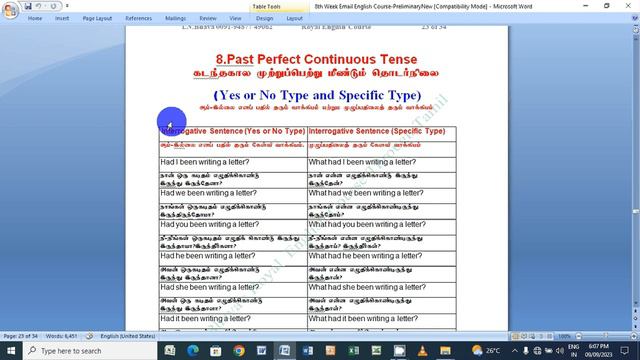Basic 8th Week Past Perfect Continuous Tense -Part10 смотреть онлайн