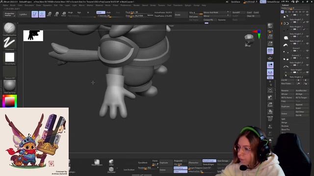 2. Блокинг | Делаем 3D модель игрового персонажа (полный пайплайн) смотреть онлайн
