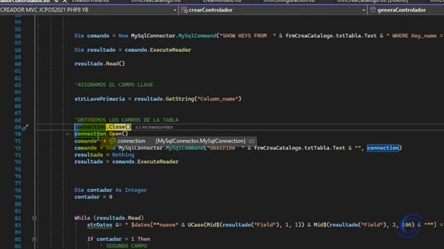 Creando texto para el archivo del catalogo controlador PHP Visual Basic 2022 смотреть онлайн