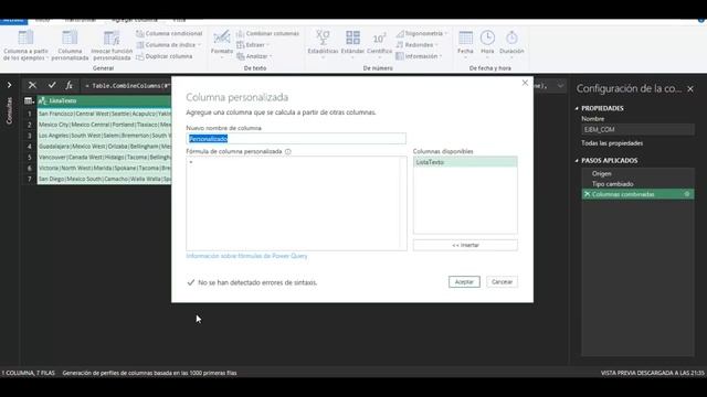Power Query: Combinar Columnas & Text.Split Tabla horizontal a Vertical смотреть онлайн