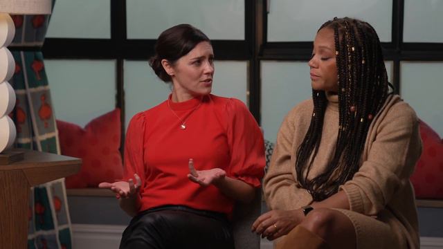 Angela Griffin & Annabel Scholey interview on The Serial Killer's Wife смотреть онлайн