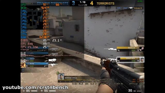 Nvidia Geforce GT 610 \Intel Core i3-10100 \ Counter-Strike: Global Offensive @720p and 800x600 смотреть онлайн