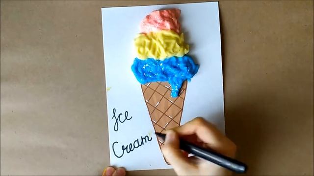 3D картинки своими руками///How to draw a picture with volumetric paints? смотреть онлайн
