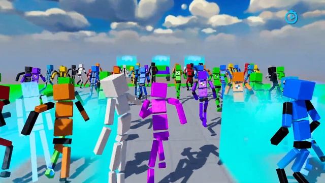 Ragdolls Running Down While Avoiding Cars!  | Fun With Ragdolls The Game #86