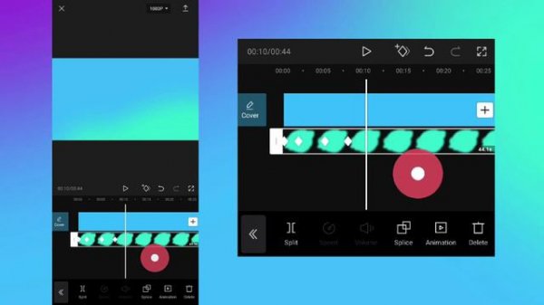 Create an Animated Gradient Background in CapCut & Picsart