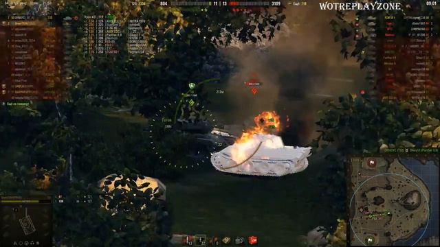 T21  В 1-ый раз такое вижу… Карта утёс и всё это происходит в   World Of Tanks
