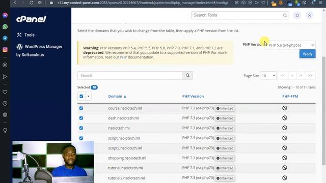 How to change php version in cpanel смотреть онлайн