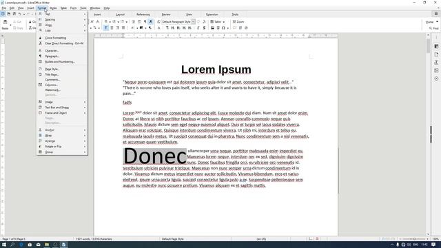 48. Belajar Dasar LibreOffice Writer Drop Caps. Indonesia смотреть онлайн