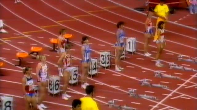 2945 European Track & Field 1990 Split 100m Hurdles