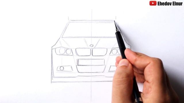 Как нарисовать Полицейскую БМВ | Ахадов Эльнур смотреть онлайн