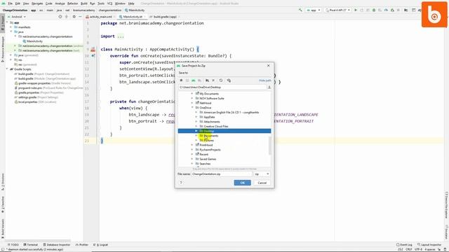 Android Studio: Hướng dẫn export project ra file .zip смотреть онлайн