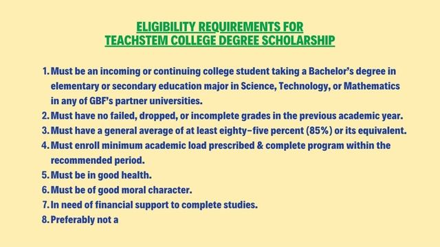 How To Apply For TeachSTEM College Degree Scholarship