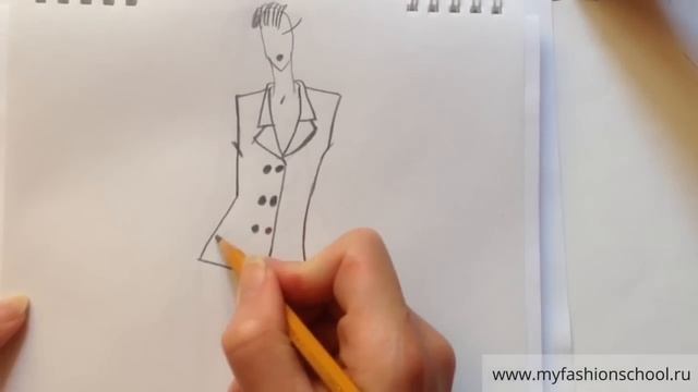 Myfashionschool - эскизы одежды для начинающих #8 с наступающим Новым 2017 годом:) смотреть онлайн