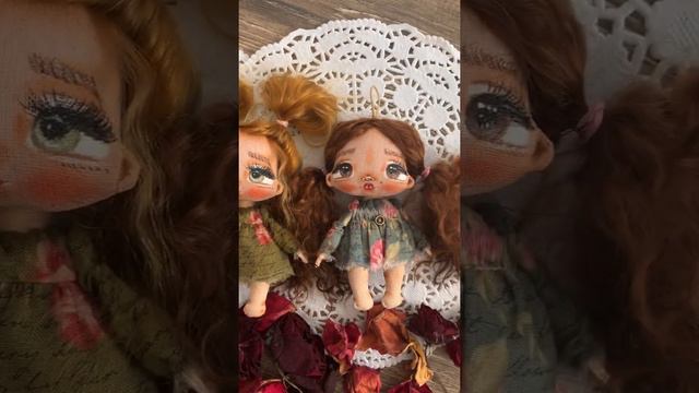 Куколки малышки 10 см /Упаковка кукол/Ручная работа/Artdolls| Cloth doll| Handmade doll смотреть онлайн