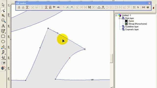Edit nodes: Vectorisation, optimize shape and editing смотреть онлайн