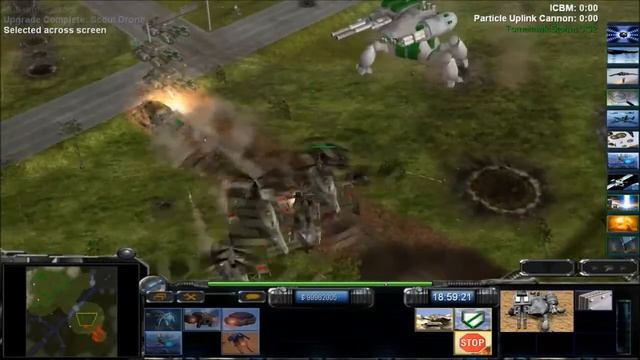 LEONIDAS RAMPAGE - C&C Generals ZH Contra 009 Beta 2 USA Boss Gameplay смотреть онлайн