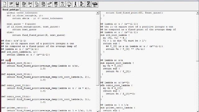 Python&Perl: Fixed Points of Functions, Ith Roots of Integers, Golden Ratio as Fixed Point (Part 01 смотреть онлайн