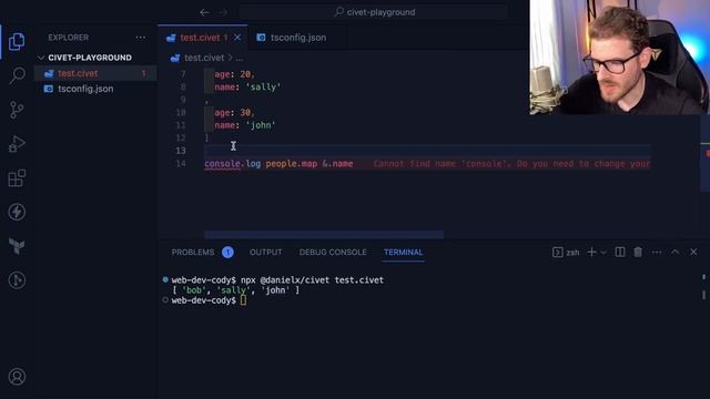 Trying out a CoffeeScript like language called Civet смотреть онлайн