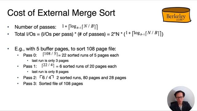 Lec 10 Part 5 External Sort смотреть онлайн