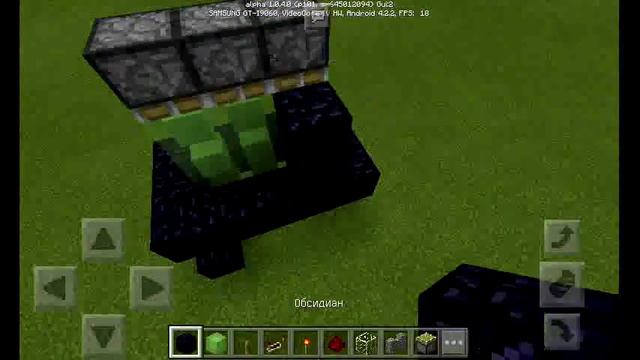 Механизм двери из блоков слизи смотреть онлайн