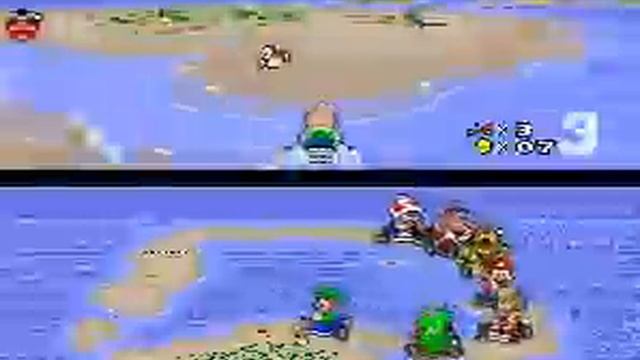 SNES Super Mario Kart - Koopa Beach смотреть онлайн