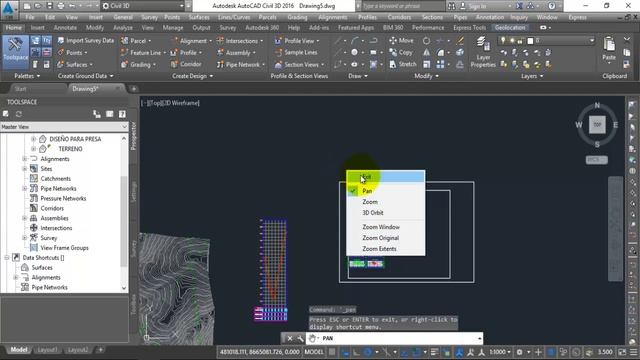 AUTOCAD CIVIL 3D 2016 DISEÑO DE PRESA TALLER 5 смотреть онлайн