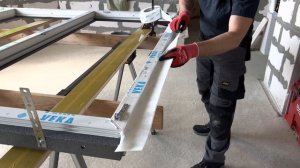 Монтаж окон в дом из газобетона