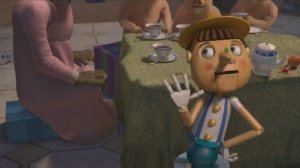 Уроки изворотливости от Пиноккио, Шрэк 3