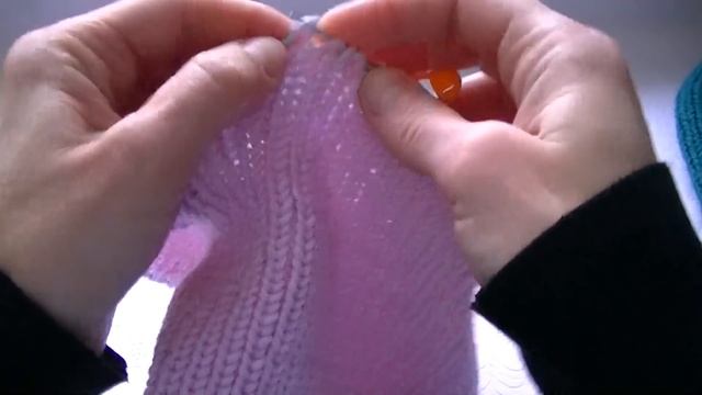 Вязаная шапка резинкой 1*1 и с красивой макушкой. Шапка Тыковка смотреть онлайн