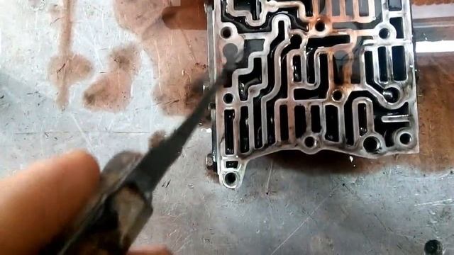 Промывка гидроблока акпп W4A32. смотреть онлайн