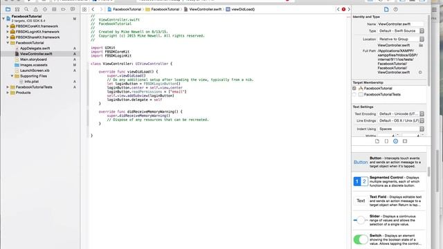 How to use the facebook ios sdk in swift смотреть онлайн