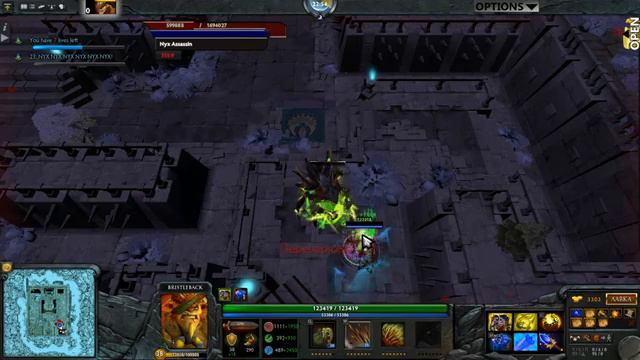 Epic BOSS FIGHT - SOLO DotA 2 - Bristleback FUUUUCK bombit !!! смотреть онлайн