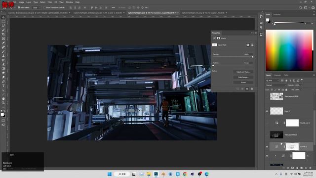 Blender CyberPunk City Concept Art 17 Multi Pass Compositing for Concept Art смотреть онлайн