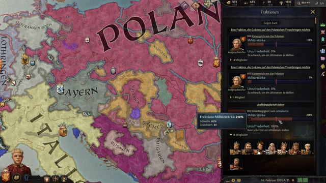 Crusader Kings 3 (Let's Play German/Deutsch) 🏰 48 - Wieder eine Spaltung Polaniens! смотреть онлайн